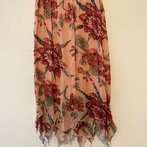 Vintage Y2K beaded and sequined floral fairycore skirt size S/M